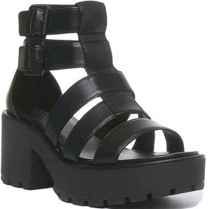 Vagabond Chunky Platform Strappy Sandals Black - Size 7 US (EU 37)